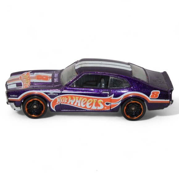 Hot Wheels Purple 71 Ford Maverick Grabber Loose Diecast 1:64 HW Racing Collecti - Picture 7 of 7